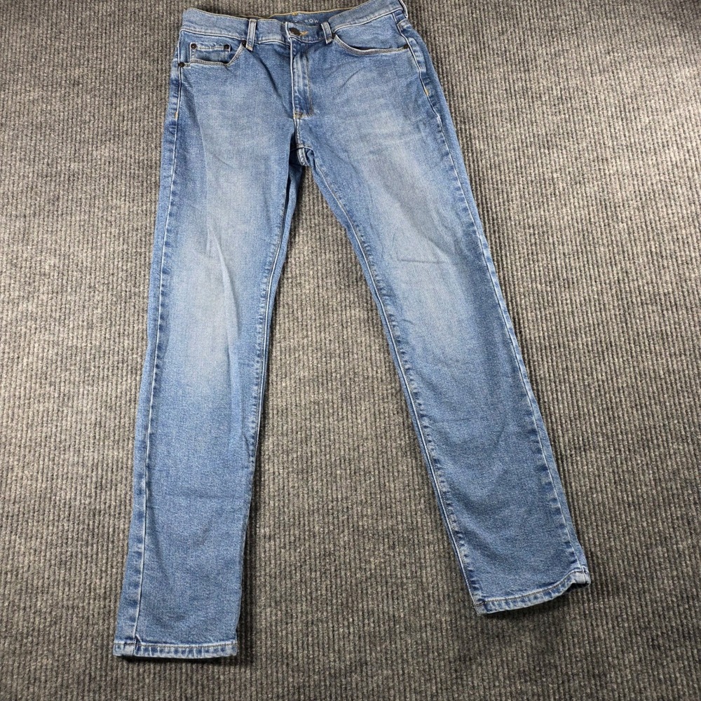 Mott & Bow Slim Fit Jeans Mens 31x32 Medium Wash Blue Stretch Denim Pants